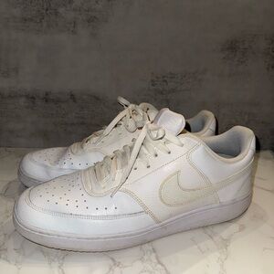 Nike Court Vision Men's Low-Top Shoes White Sneakers